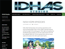 Tablet Screenshot of idhasstudios.com